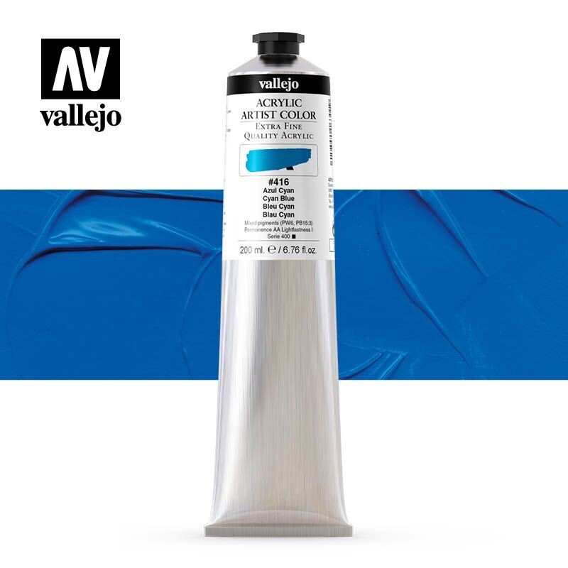 ACRILIC ARTIST VALLEJO 17.416 AZUL CYAN