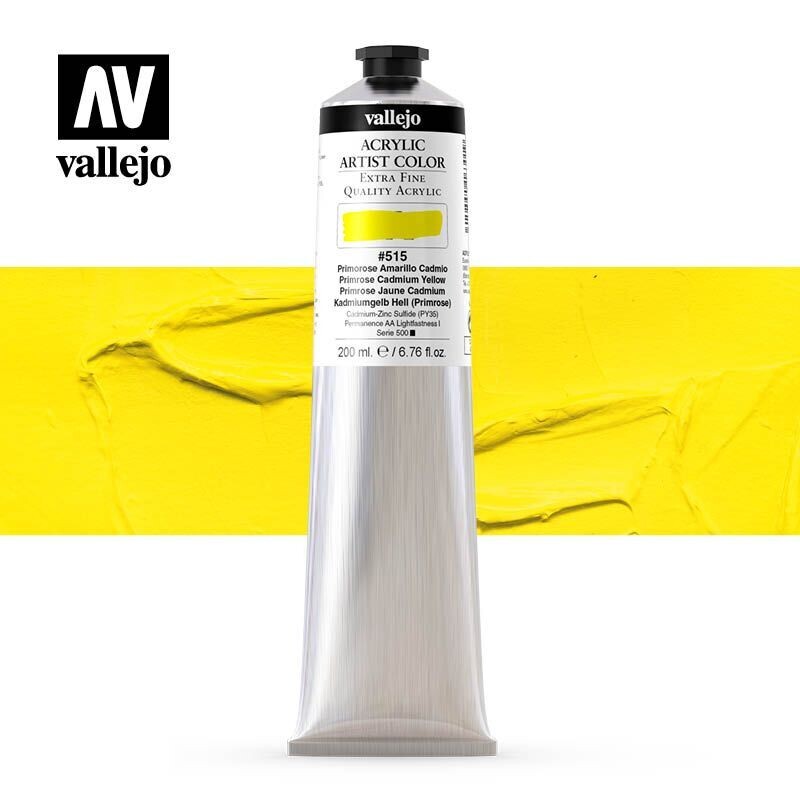 ACRILIC ARTIST VALLEJO 17.515 PRIMOROSA AMARILLO CADMIO