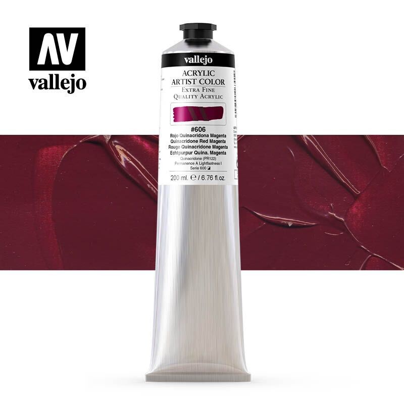 ACRILIC ARTIST VALLEJO 17.606 ROJO QUINACRIDONA MAGENTA