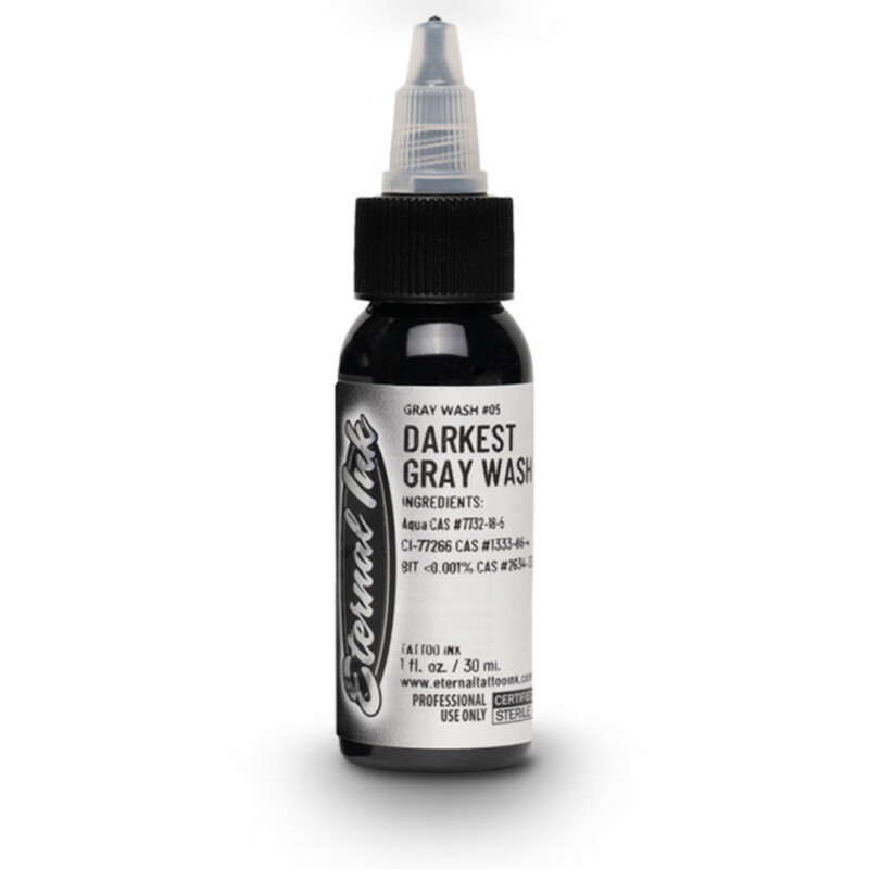 ETERNAL INK DARKEST GRAY WASH 05