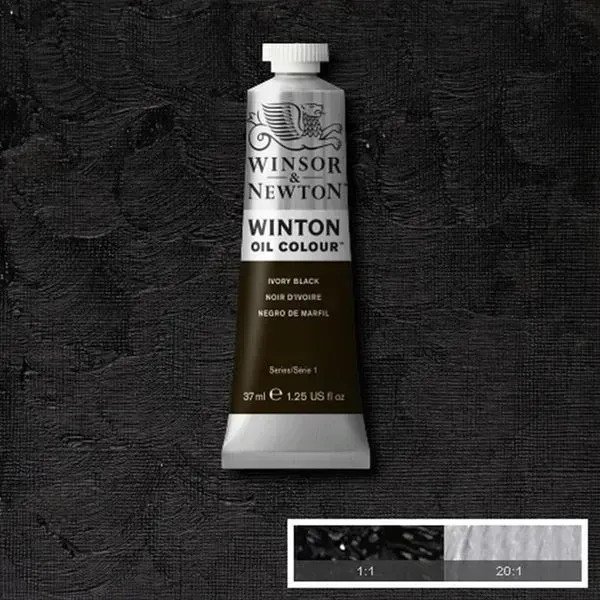 Óleo winsor and newton 40ml #311 Negro de Marfil