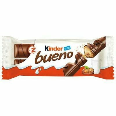 KINDER BUENO CHOCOLATE 2 BARRITAS