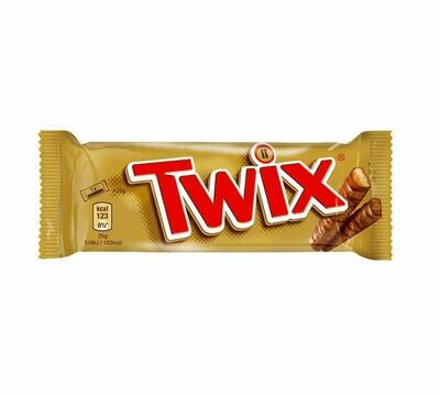 TWIX 2 BARRITAS DE CHOCOLATE Y CARAMELO
