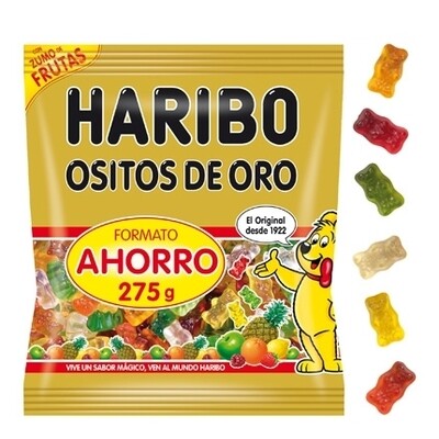 HARIBO OSITOS DE GOMA OSITOS DE ORO 275 G.