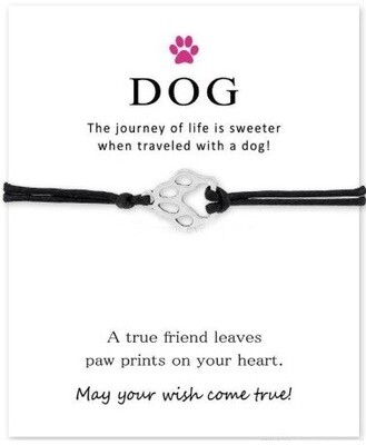 DOG LOVER FRIENDSHIP CHARM BRACELET