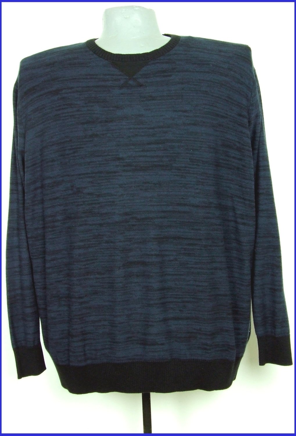 4XL-es 68/70-es vékony kötésű pamut pulóver férfiaknak