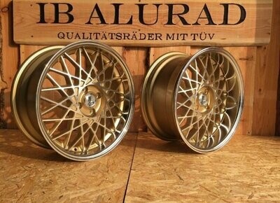 Lenso Eagle2 7,5 + 8,5x17 Zoll LK4x100 in Gold