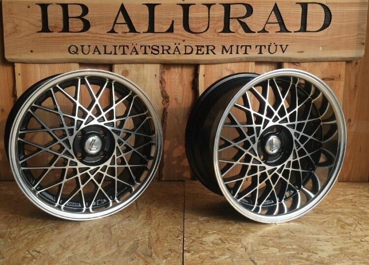 Lenso Eagle2 7,5 + 8,5x17 Zoll LK4x100 in Schwarz