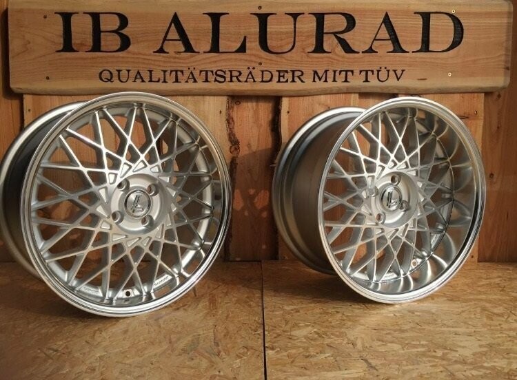 Lenso Eagle2 7,5 + 8,5x17 Zoll LK4x100 in Silber