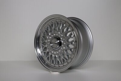Lenso BSX 7 + 8 x 15 LK4x100 in Silber