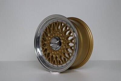Lenso BSX 7 + 8 x 15 LK4x100 in Gold