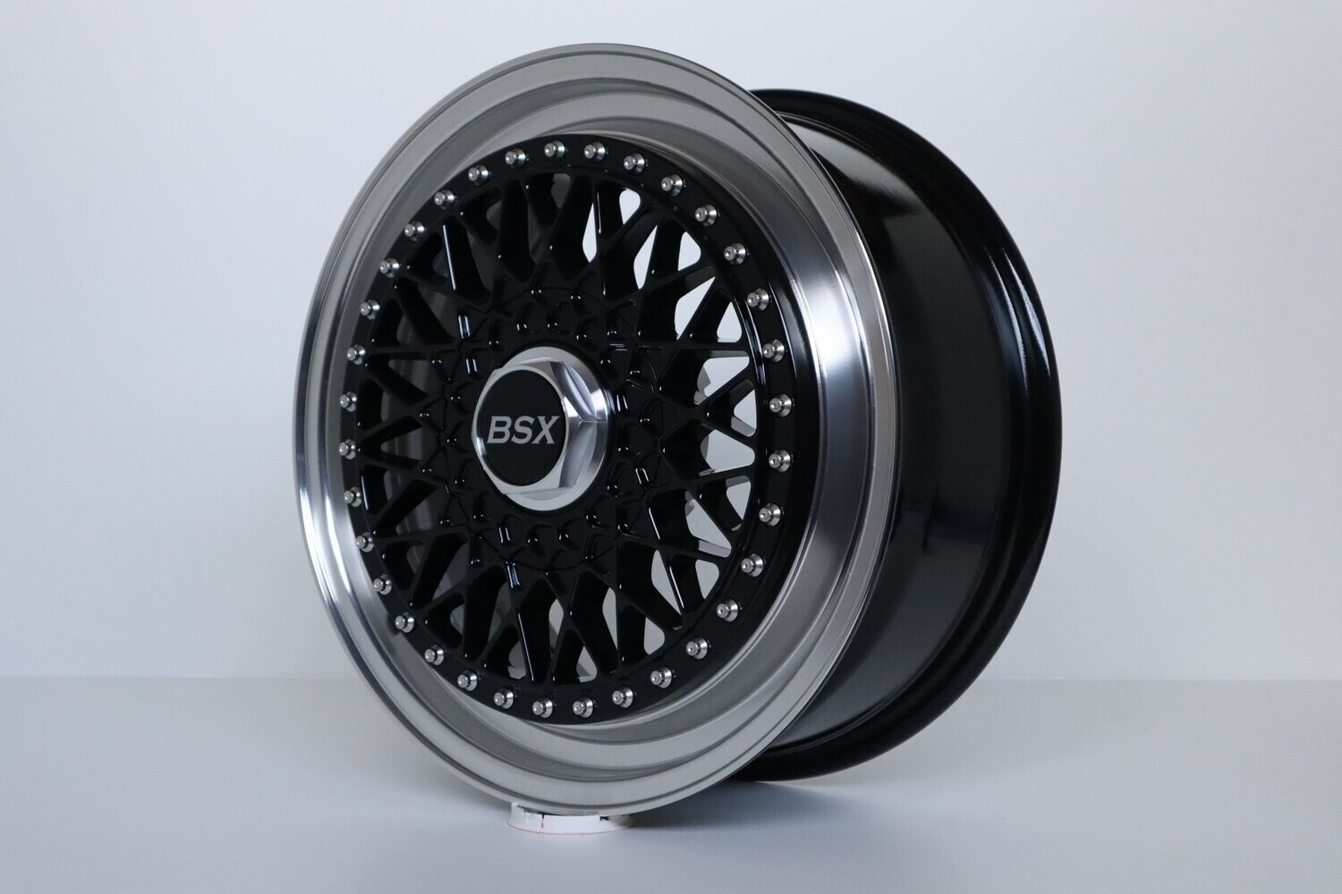 BSX Zero Lip Satz 7x17 ET35 LK4x100 in Schwarz