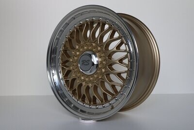 BSX RS Limited 7,5 + 8,5x17 mit Tüv LK4x100 in Gold