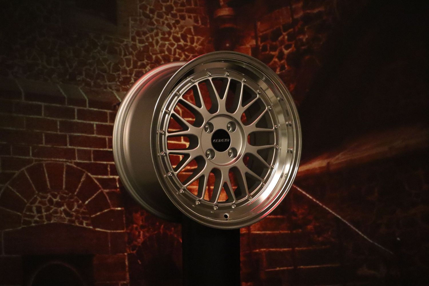 IB Le Mans ® Satz 8,5x17 LK4x100 in Silber