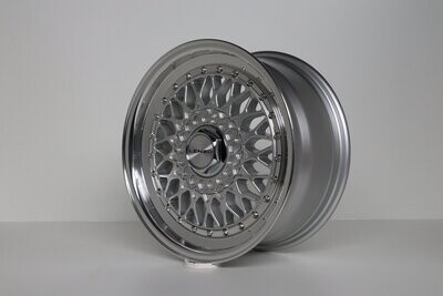 Lenso BSX 7,5x16 LK 4x100 ET25 mit Tüv in Silber