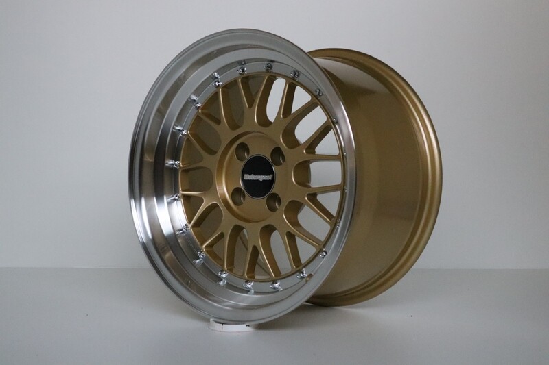 IB Le Mans Youngtimer 9x16 ET20 LK 4x100 in Gold IB Le Mans Youngtimer 9x16 ET20 LK 4x100 in Gold