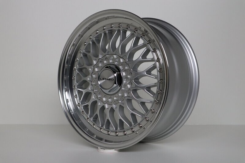 Lenso BSX 7,5 + 8,5x17 mit Tüv LK 5x112 in Silber Lenso BSX 7,5 + 8,5x17 mit Tüv LK 5x112 in Silber