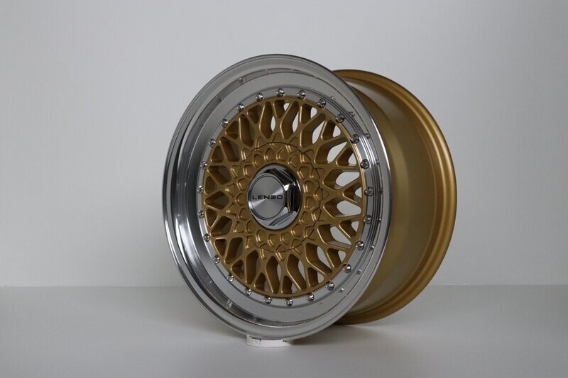 Lenso BSX 7,5x16 ET38 LK 4 x 108 mit Tüv in Gold Lenso BSX 7,5x16 ET38 LK 4 x 108 mit Tüv in Gold