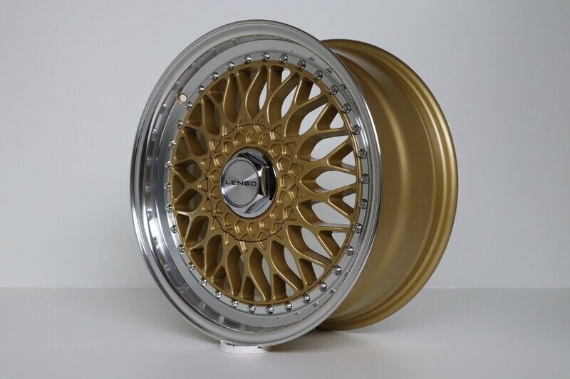 Lenso BSX 7,5 + 8,5x17 mit Tüv LK5x120 in Gold