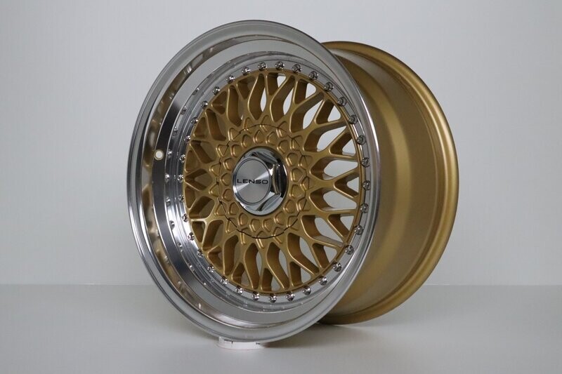 Lenso BSX 8,5x17 Satz mit Tüv LK4x100 in Gold Lenso BSX 8,5x17 Satz mit Tüv LK4x100 in Gold