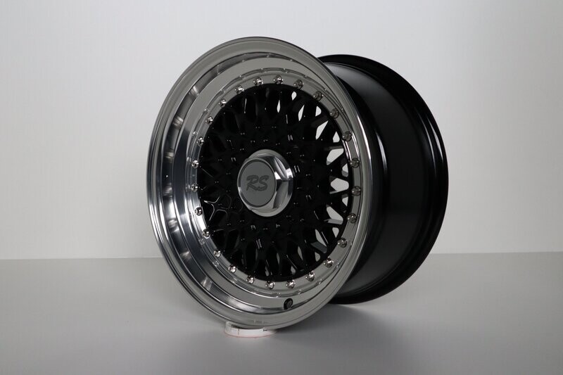 BSX RS Limited 8 x 15 LK 4x100 mit Tüv in Schwarz