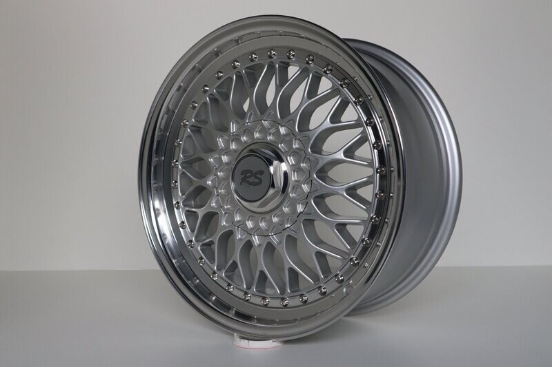 BSX RS Limited 7,5 + 8,5x17 mit Tüv LK5x120 in Silber