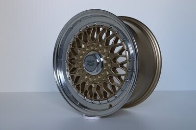 BSX RS Limited 7,5x16 LK 4x100 ET25 mit Tüv in Gold BSX RS Limited 7,5x16 LK 4x100 ET25 mit Tüv in Gold