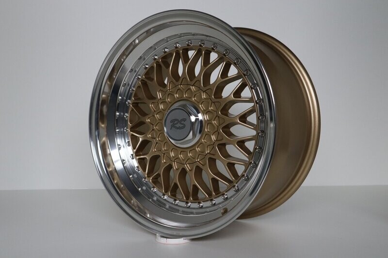 BSX RS Limited 8,5x17 Satz mit Tüv LK4x100 in Gold