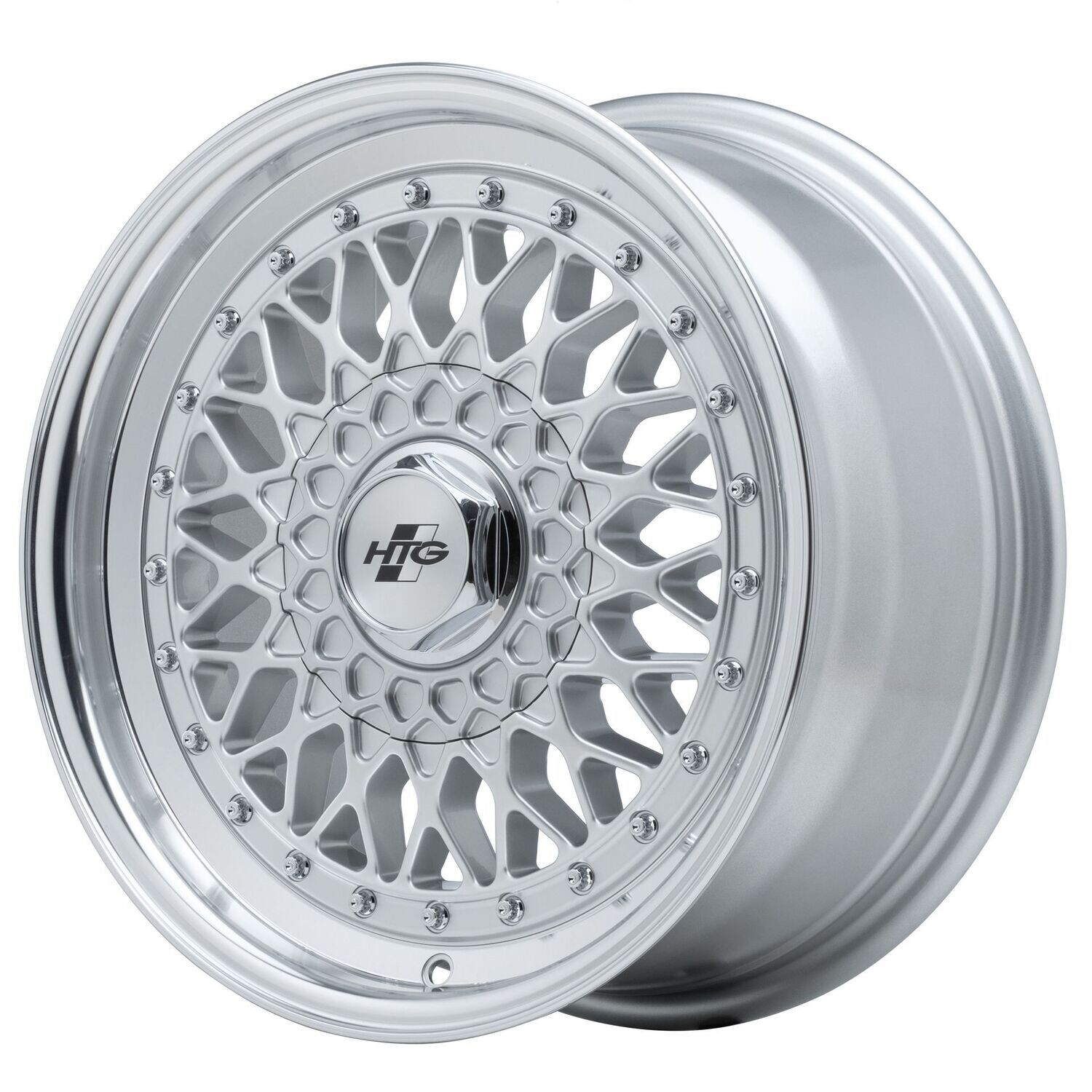 HTG RS Klassik Felgensatz 7,5x16 ET25 Silber mit Edelstahlschrauben HTG RS Klassik Felgensatz 7,5x16 ET25 Silber mit Edelstahlschrauben