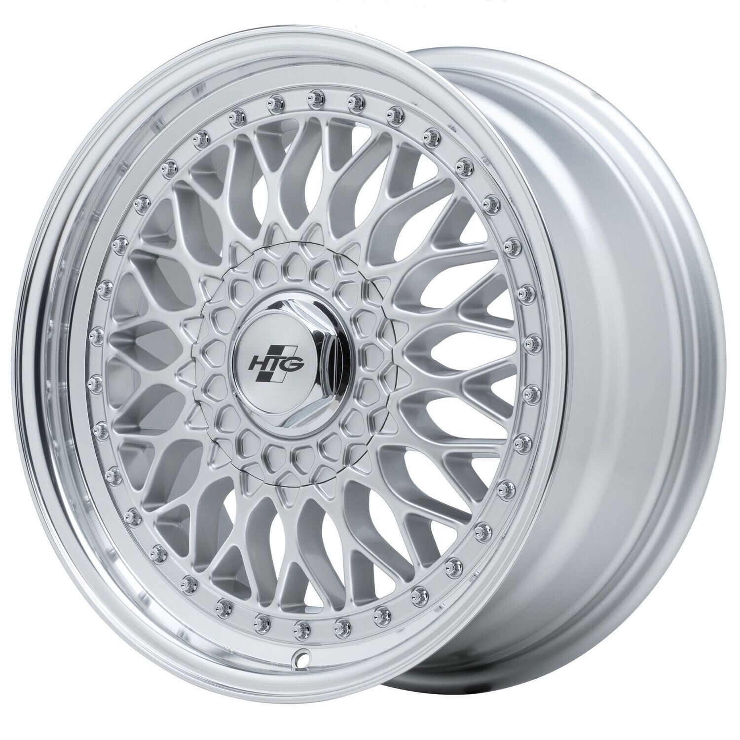 HTG RS Klassik Felgensatz 7,5x17 ET35 LK 4x100 Silber mit Edelstahlschrauben HTG RS Klassik Felgensatz 7,5x17 ET35 LK 4x100 Silber mit Edelstahlschrauben