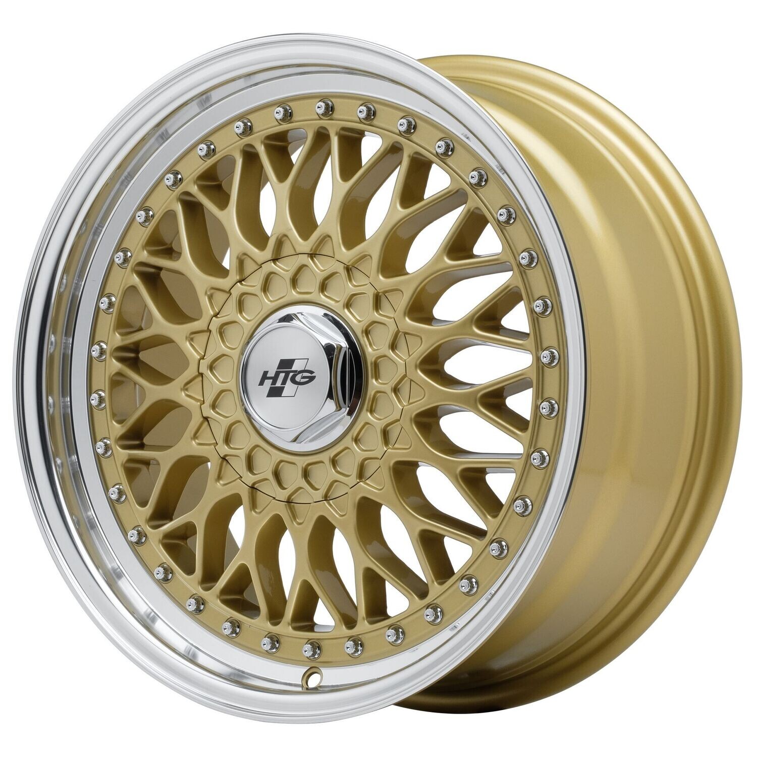 HTG RS Klassik Felgensatz 7,5x17 + 8,5x17 LK 4x100 Gold