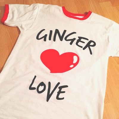 'Ginger Love' T-Shirt - Size Small