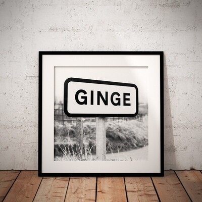 'Ginge' Placename Print (Unframed) 'Ginge' Placename Print (Unframed)