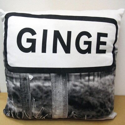 'Ginge' Placename Cushion 'Ginge' Placename Cushion