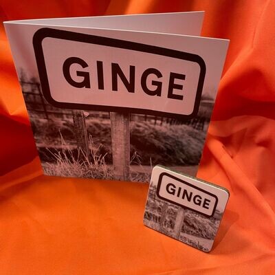 'Ginge' Magnet + Card Bundle