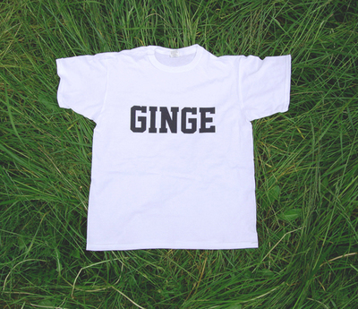 'GINGE' T-Shirt in White