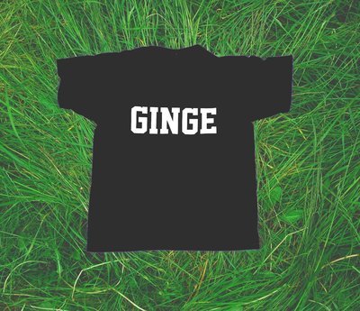 'GINGE' T-Shirt in Black
