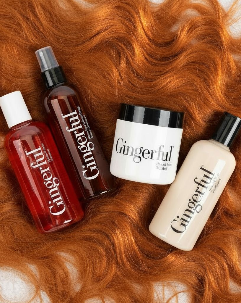 Henna & Rose Shampoo, Conditioner, Mask + Leave-in Spray Bundle