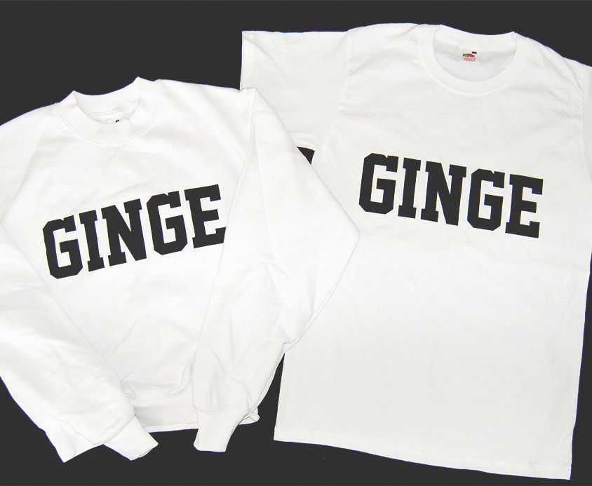 'GINGE' T-Shirt and Sweatshirt Bundle