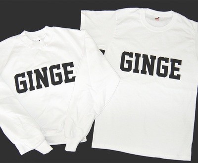 'GINGE' T-Shirt and Sweatshirt Bundle 'GINGE' T-Shirt and Sweatshirt Bundle
