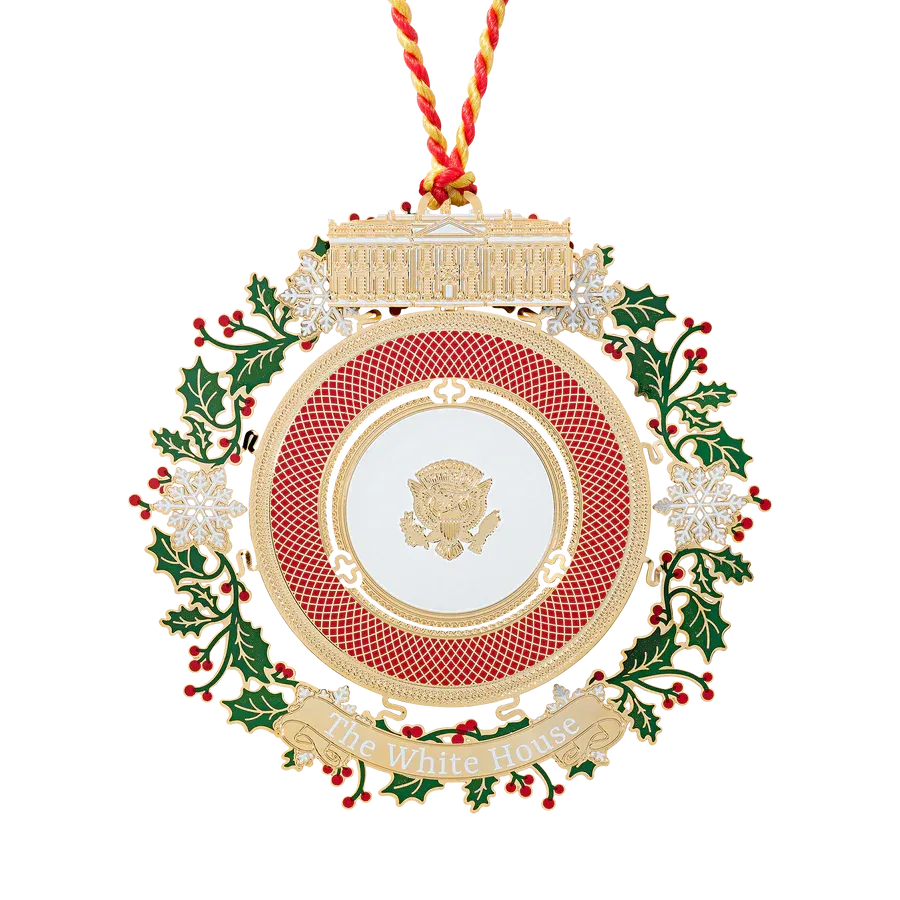 2025 White House Christmas Ornament 150th Anniversary of State Dinners