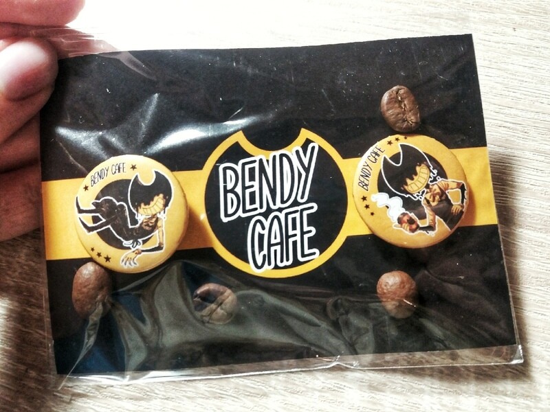 &quot;BENDY CAFE&#39; pin