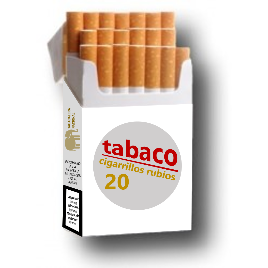 TN CIGARRILLOS 20 TABACO RUBIO