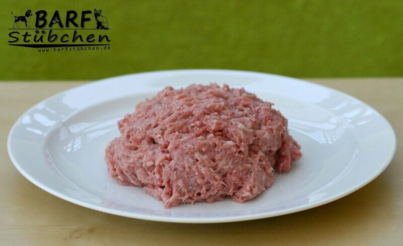 500g Kaninchenfleisch mit Knochen