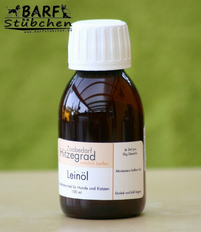 500ml kaltgepresstes Leinöl