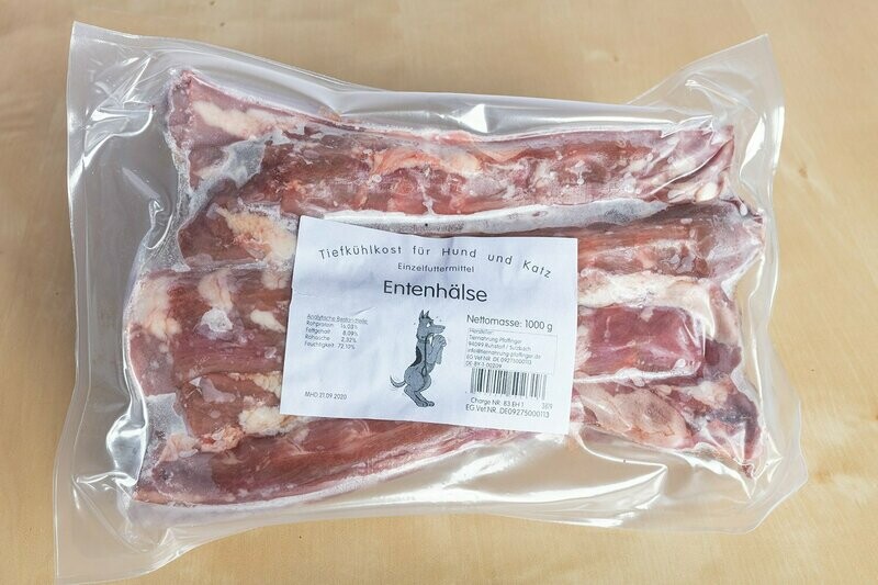 1000g Entenhälse am Stück
