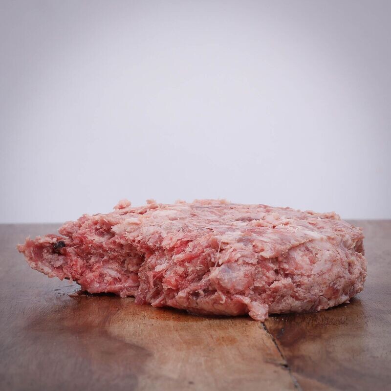 500g ganzes Huhn gewolft