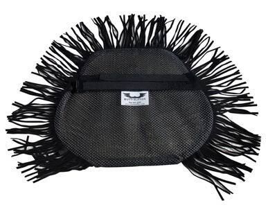 Butt Buffer Wolf Edition Motorcycle Seat Pad - Large (Fringe)