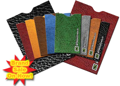 ID Stronghold Designer Sleeve Combo Pack Leather-Look Collection