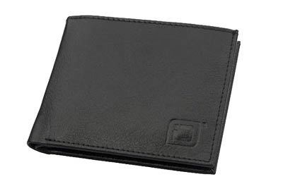 ID Stronghold RFID Wallet Bifold 6 slot - Black
